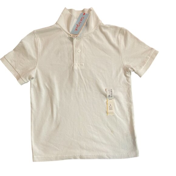 Cat & Jack. Boys' school sweater, size (6/7). White color. Made in Indonesia. - Picture 1 of 6